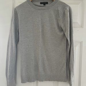 Plain Grey Light Fall Sweater